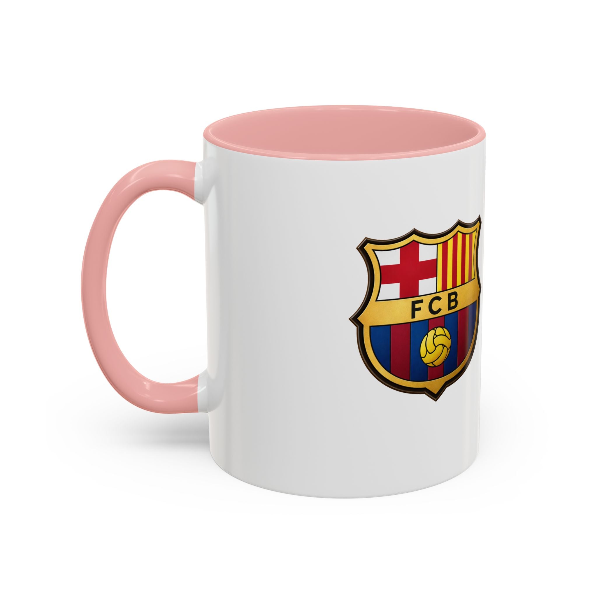 Football Club Crest Accent Coffee Mug — Fan Gift (11/15oz)