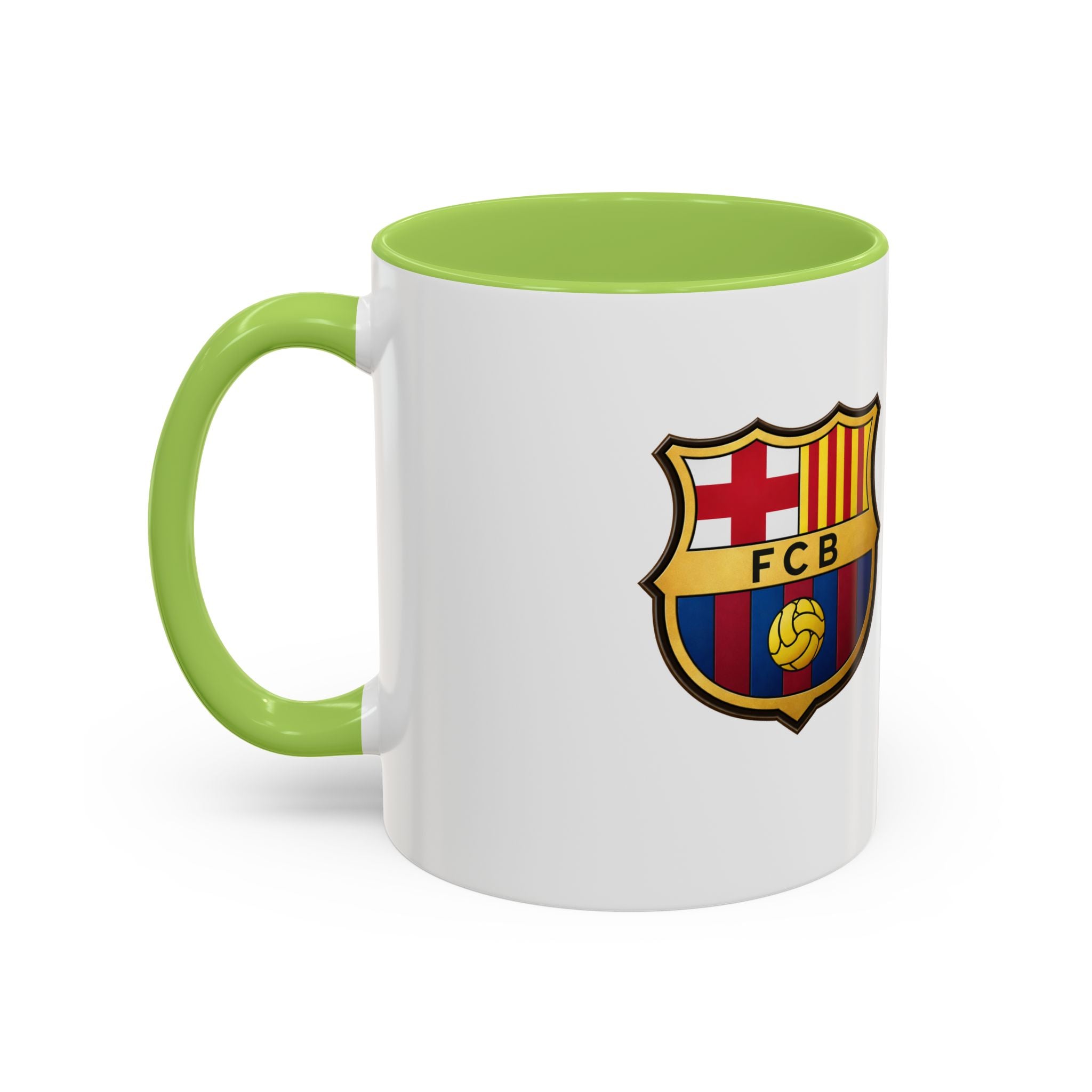 Football Club Crest Accent Coffee Mug — Fan Gift (11/15oz)