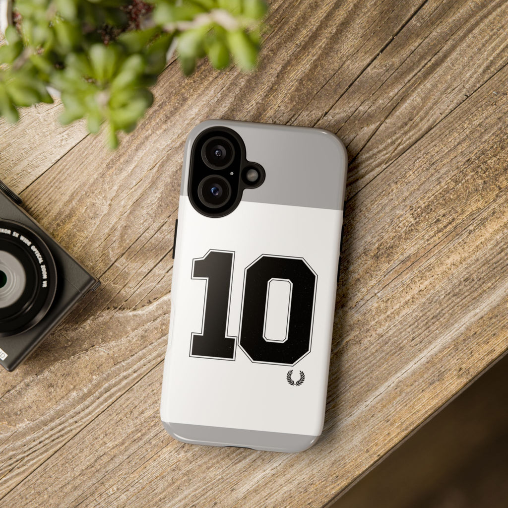 Phone Case — Minimal Jersey Number 10 Tough Protective Cover