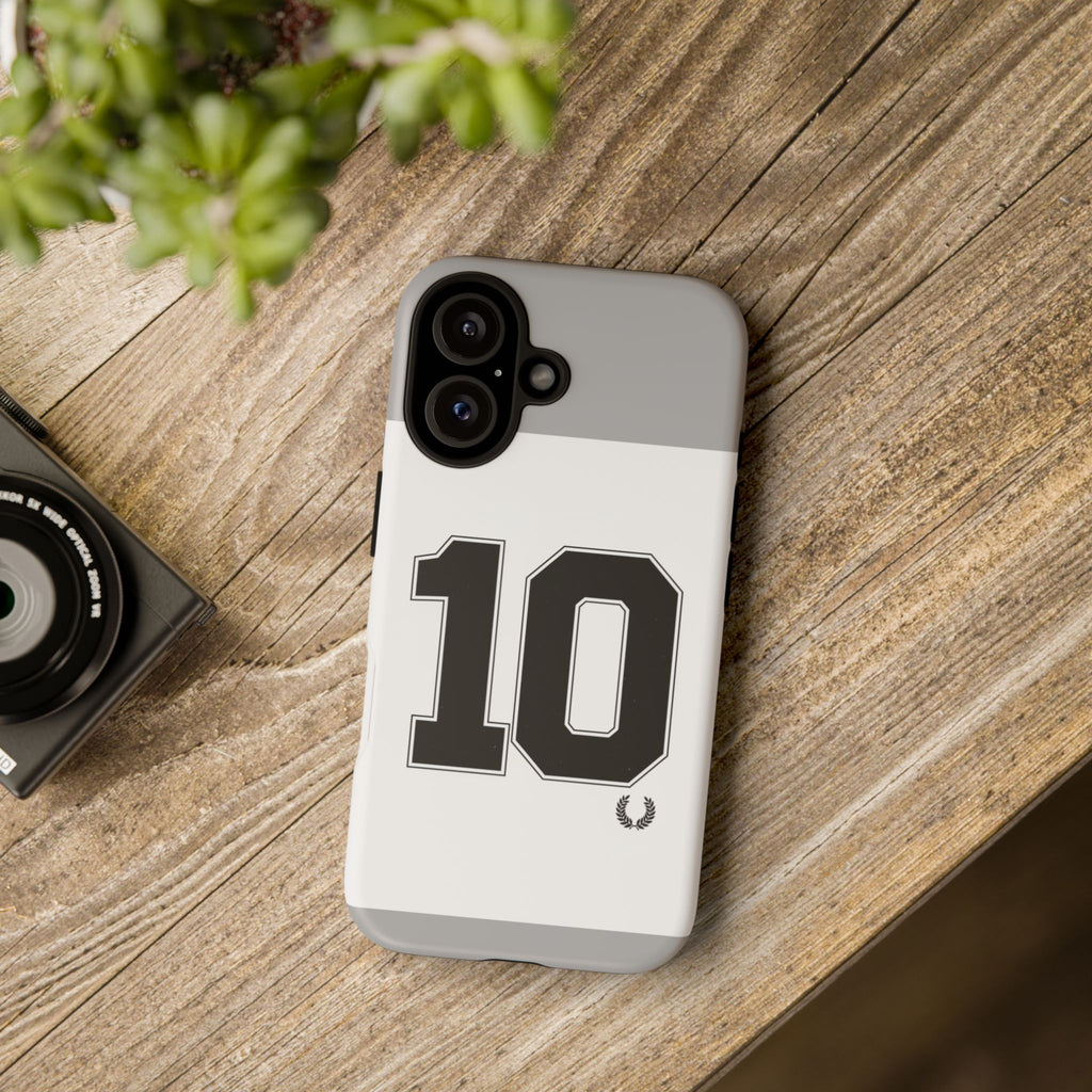 Phone Case — Minimal Jersey Number 10 Tough Protective Cover