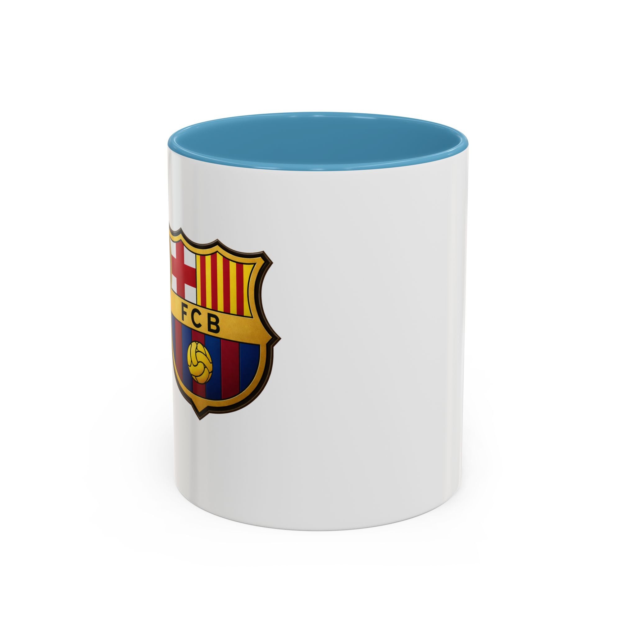 Football Club Crest Accent Coffee Mug — Fan Gift (11/15oz)