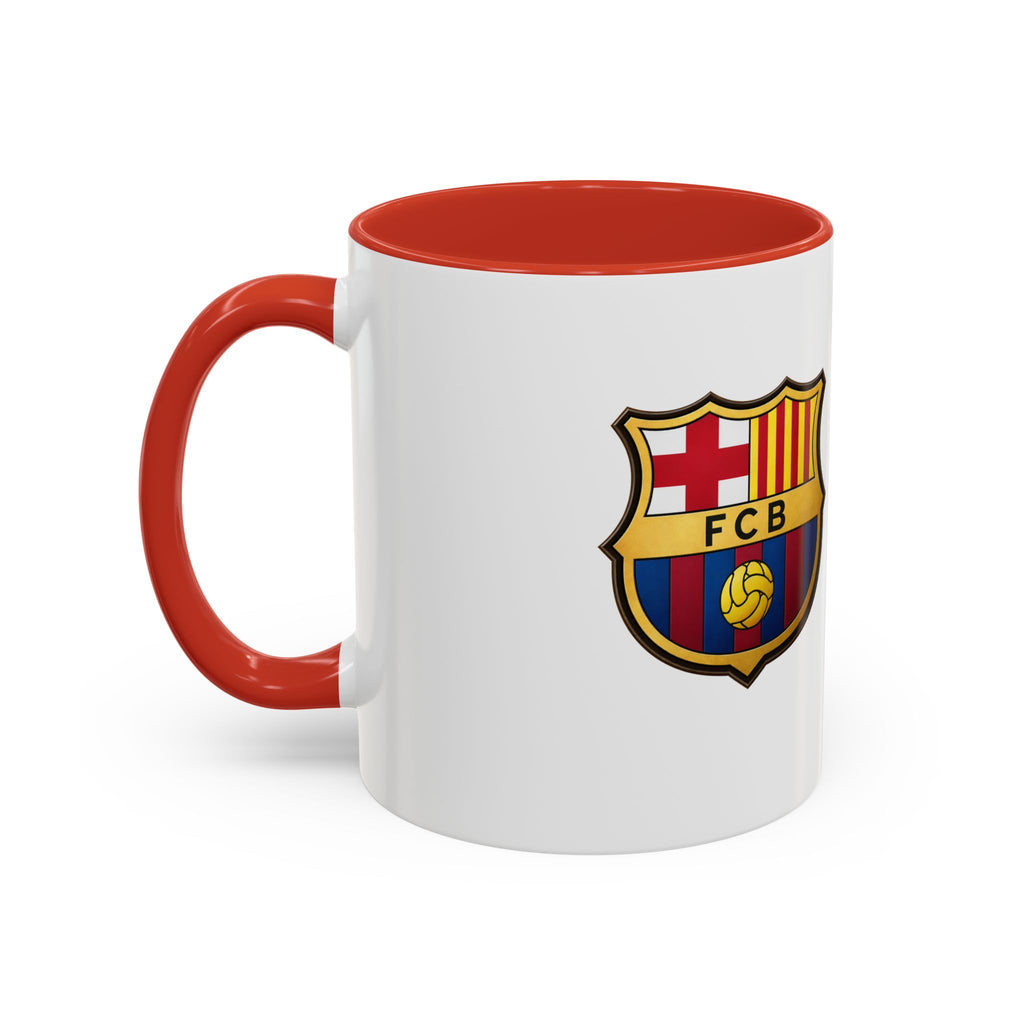 Football Club Crest Accent Coffee Mug — Fan Gift (11/15oz)