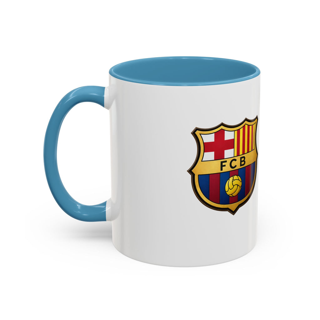 Football Club Crest Accent Coffee Mug — Fan Gift (11/15oz)