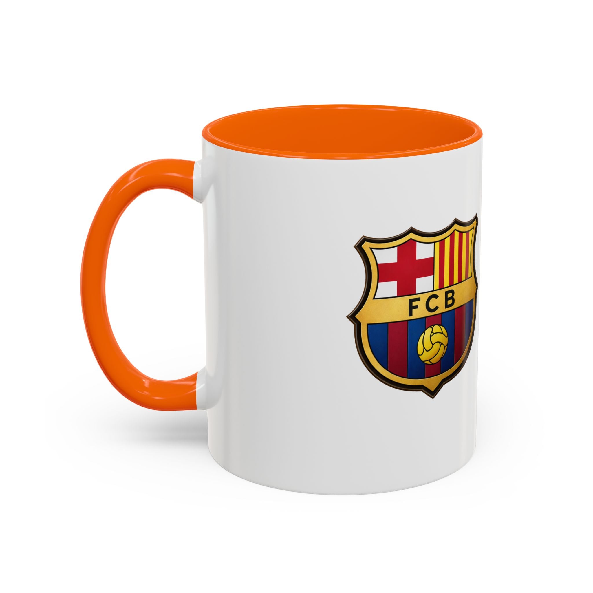 Football Club Crest Accent Coffee Mug — Fan Gift (11/15oz)