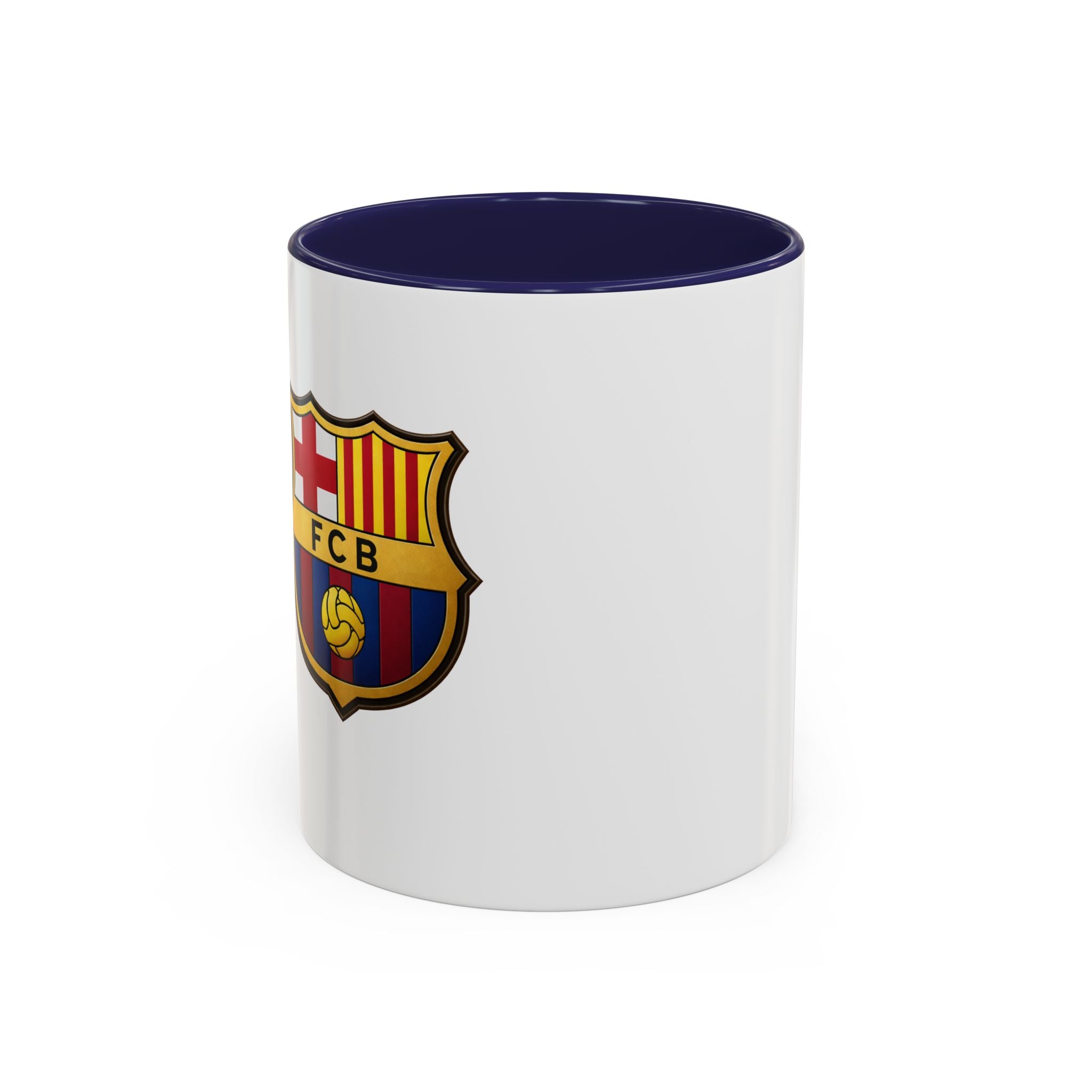 Football Club Crest Accent Coffee Mug — Fan Gift (11/15oz)