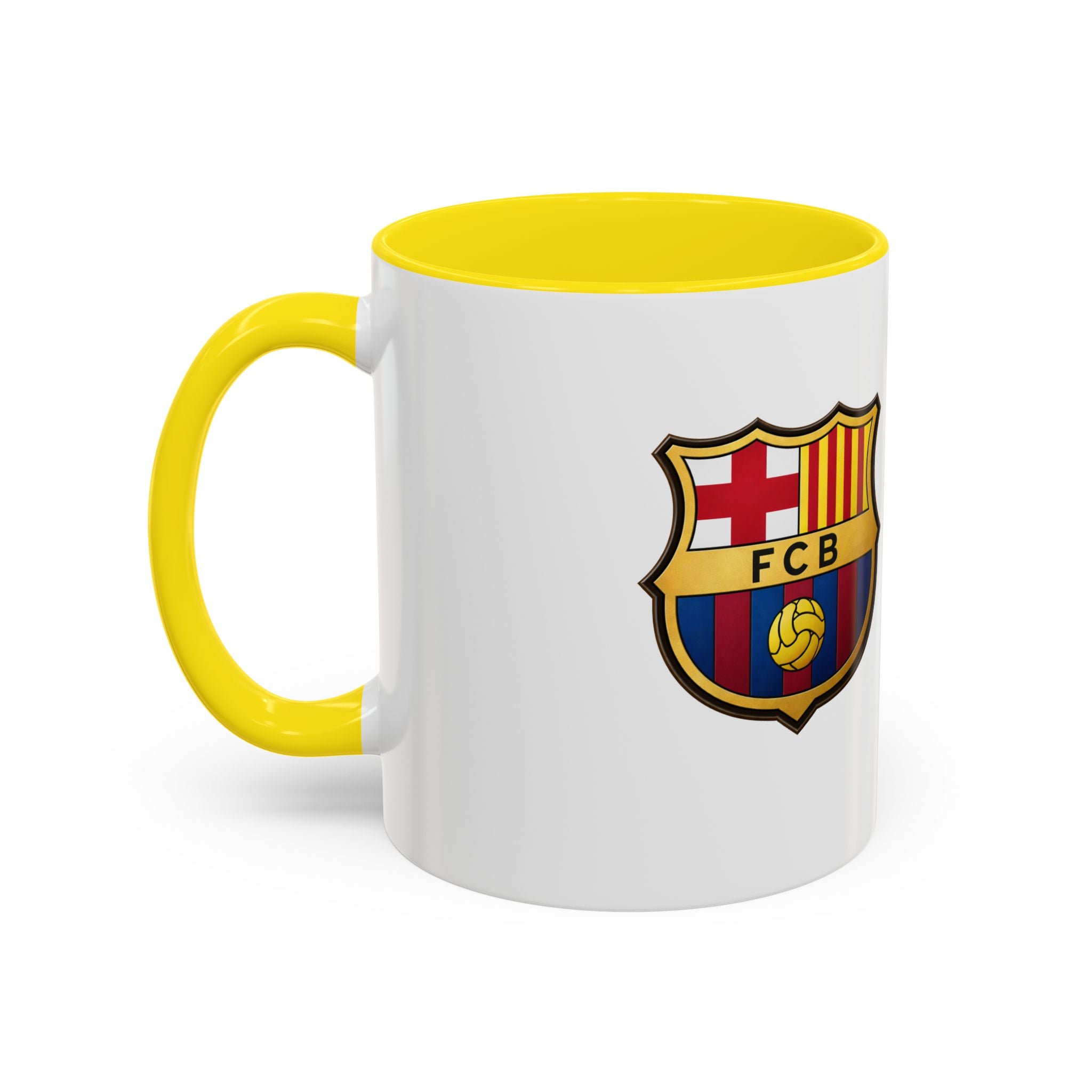 Football Club Crest Accent Coffee Mug — Fan Gift (11/15oz)