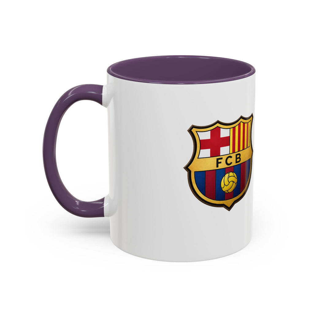 Football Club Crest Accent Coffee Mug — Fan Gift (11/15oz)