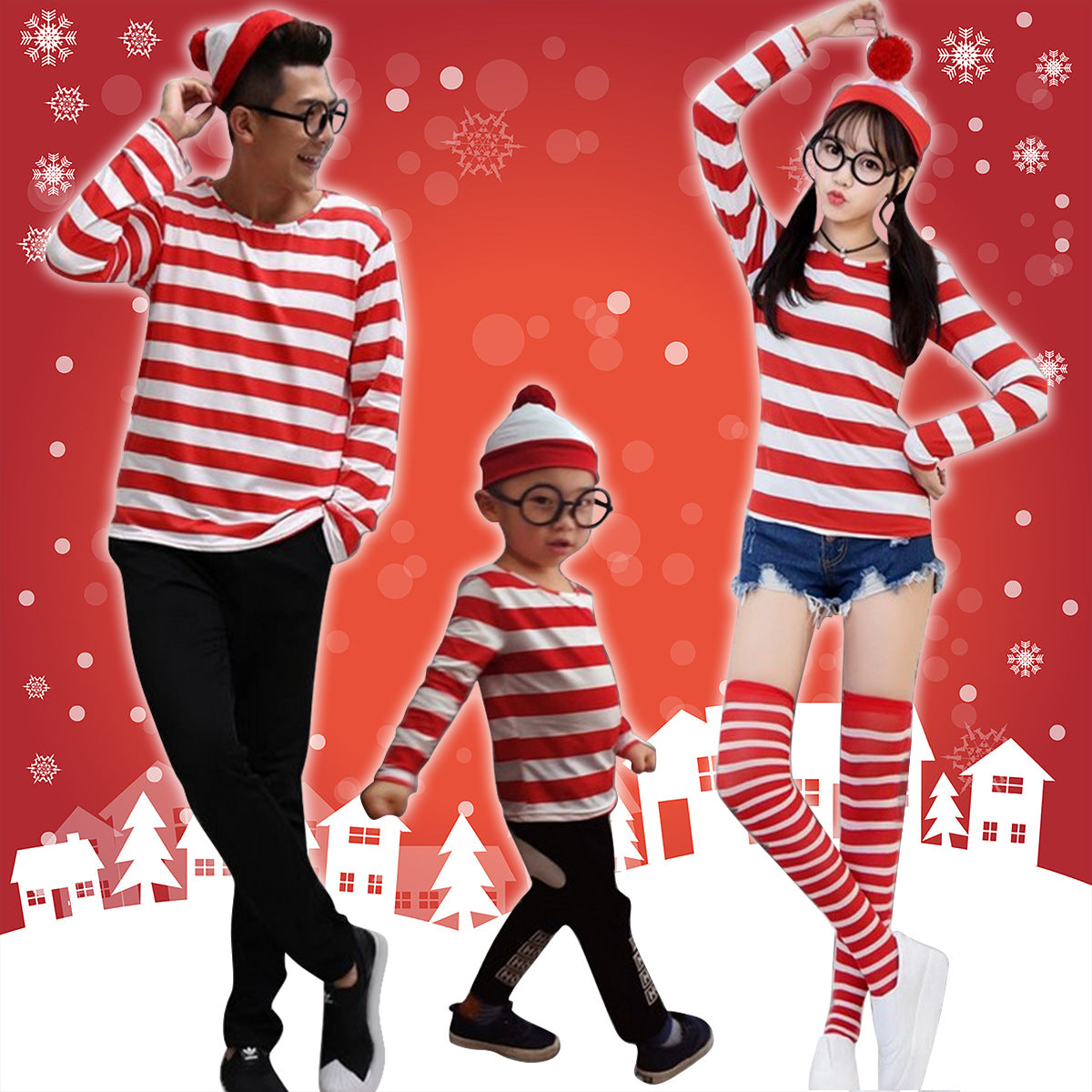 Parent-Child Outfit Christmas Cosplay Clothes