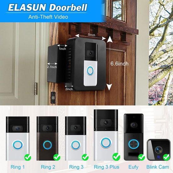 Hole-Free Video Doorbell Security Box